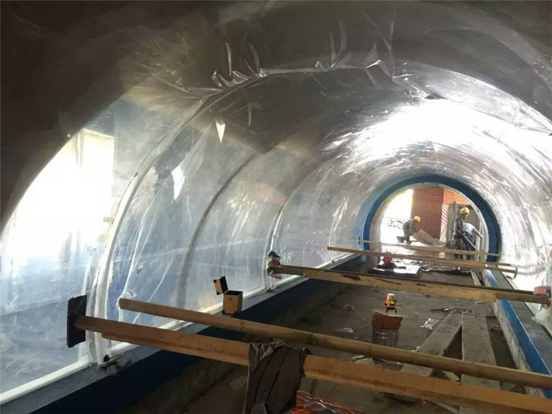 Prilagođeni veliki akrilni akrilni akcelerski projekt tunela