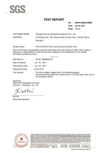 SGS ispitni certifikat EN